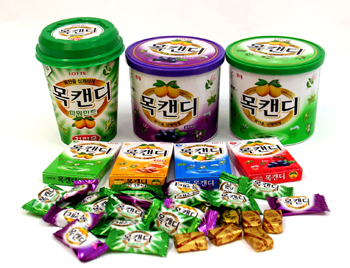 롯데제과의 올해 목캔디 전 제품.