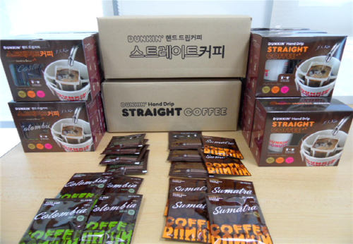 적발된 던킨도너츠 원두커피