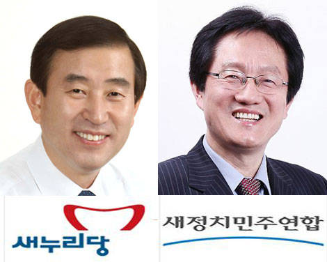 충주시장 후보 새누리당 조길형, 새정치민주연합 한창희