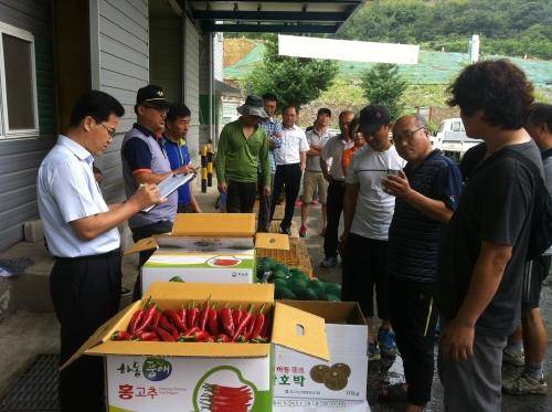 하동군 지리산청학농협 번개시장