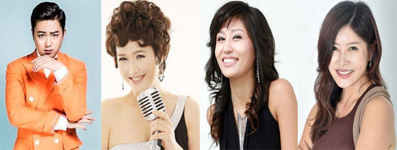 가수 박현빈, 김용임, 김혜연, 유지나