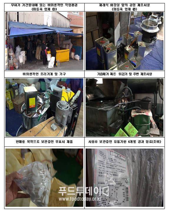 설 성수식품 특별단속