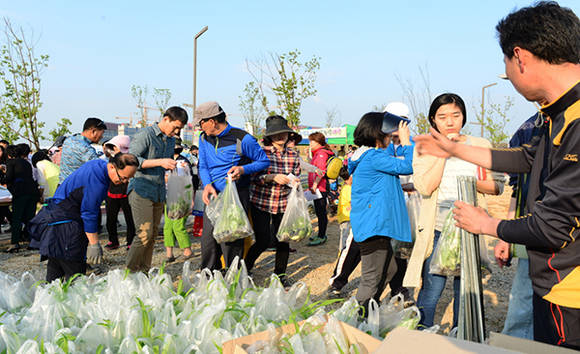 충남 내포신도시 주말농장 개장 (충남도청)