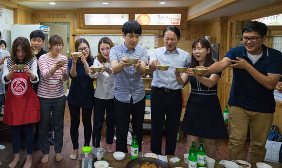 김연식 태백시장 신규직원 간담회 (강원 태백시청 제공)