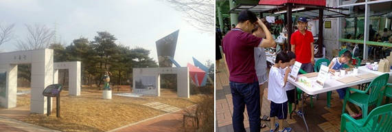 지역연계형 휴게소 - 중부내륙고속도로 문경휴게소(양평방향, 왼쪽), 영동고속도로 여주휴게소(강릉방향) 