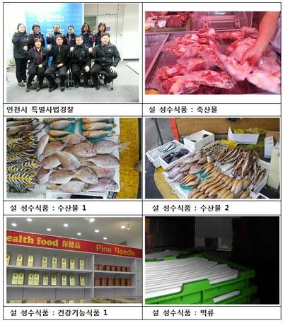 중점 단속 대상 성수식품