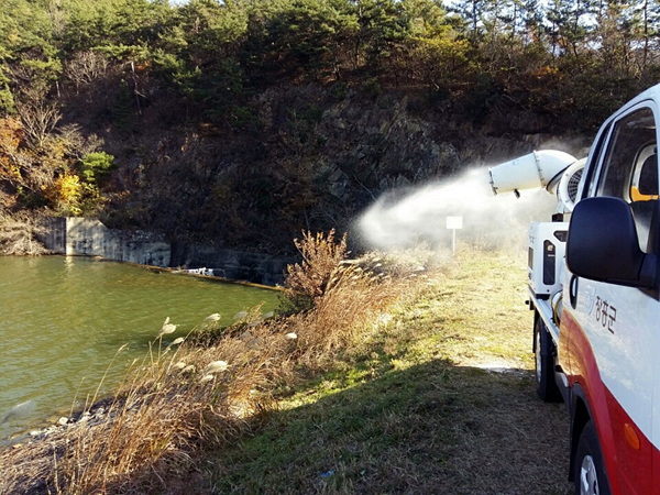 전라남도 장흥군, 저류지 방역