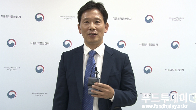 한운섭 위해사범중앙조사단장이 푸드투데이와 인터뷰하고 있다.