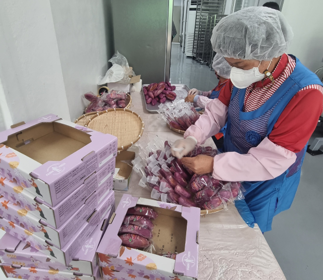 익산시 낭산 진짜 고구마빵 가공사업장 개소식을 열었다. (전북 익산시)