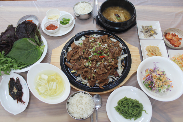 돼지 석곡 흑돼지구이 (전남 곡성군)