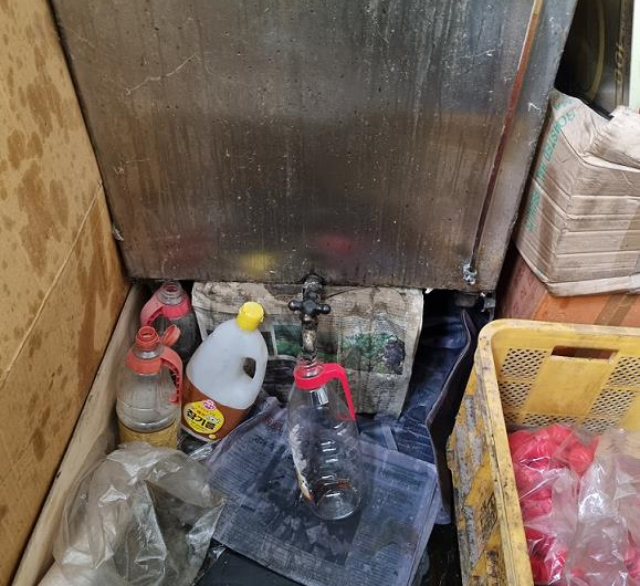 가짜 참기름 제조 작업장 (부산시)