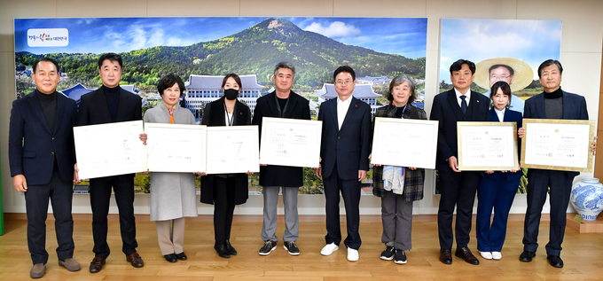 2022년_공동브랜드_실라리안_신규기업_인증서_수여식 (경상북도)