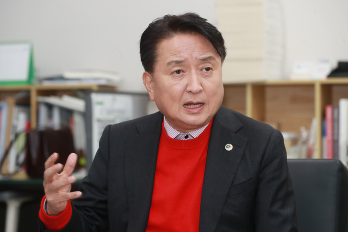 김영환 충북도지사 못난이 김치 기자 간담회 (충청북도)