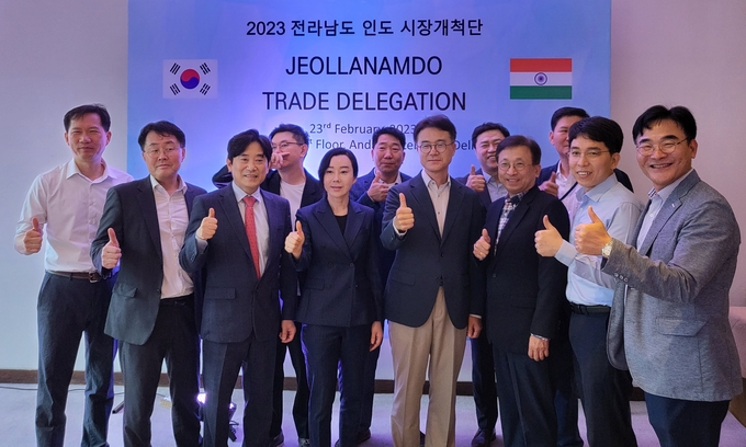 전남도, 인도시장개척단 (전라남도)