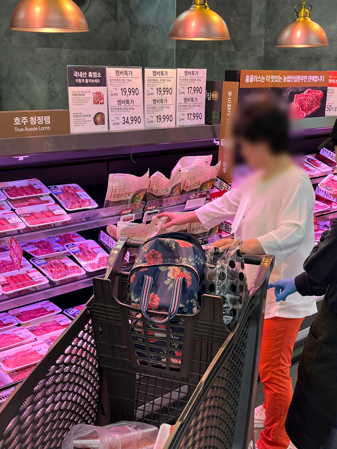 홈플러스 흑염소 매대 (전라남도)