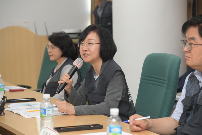 24일 오유경 식품의약품안전처장은 새만금 제25회 세계스카우트잼버리 식음료 안전관리 현장점검을 했다. (식품의약품안전처 제공)