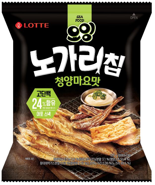 오잉 노가리칩 청양마요맛 (롯데웰푸드몰 제공)