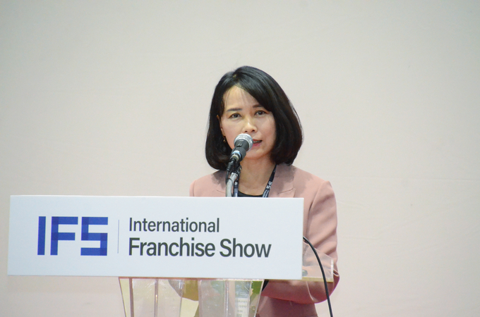 55회 IFS 프렌차이즈창업박람회 개막 제경희 산업통상자원부 중견기업정책관 (한국프렌차이즈산업협회 제공)