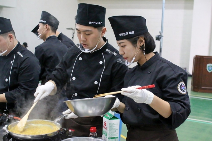 2020년 군인요리대회 (국방부 제공)