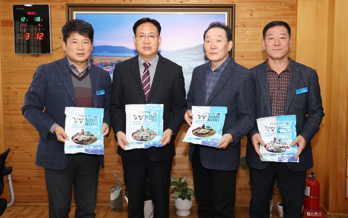 장흥 무산김 수출 (장흥군)