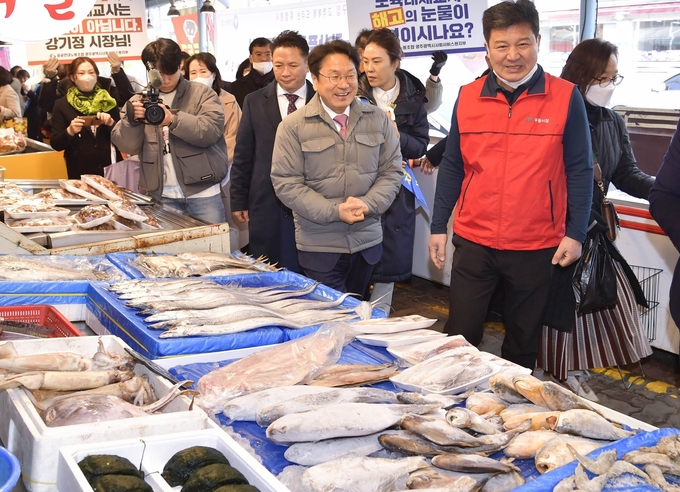 설 명절 전통시장 방문 (광주광역시)