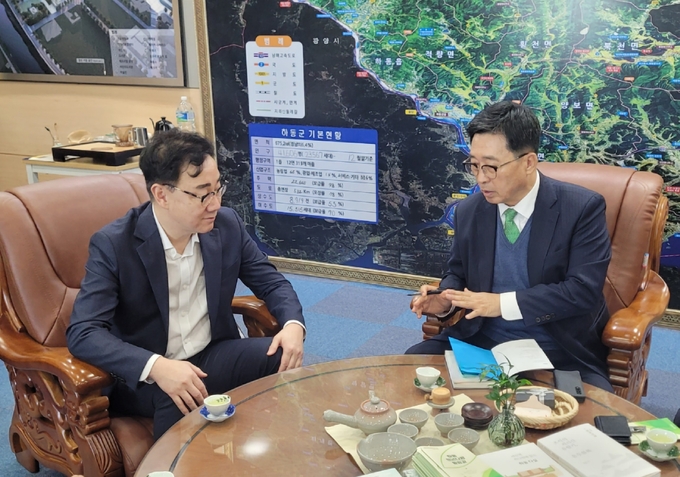 하동군 간담회 (한국농수산식품유통공사 제공) 