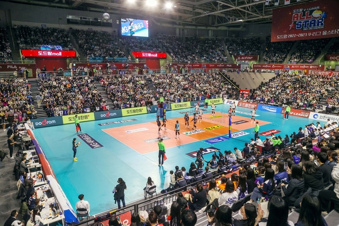 2022~2023 시즌 V-리그 올스타전 경기 현장 (도드람 제공)