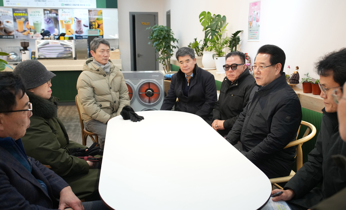 순천 중앙동 상가 소상공인 격려 (전라남도)