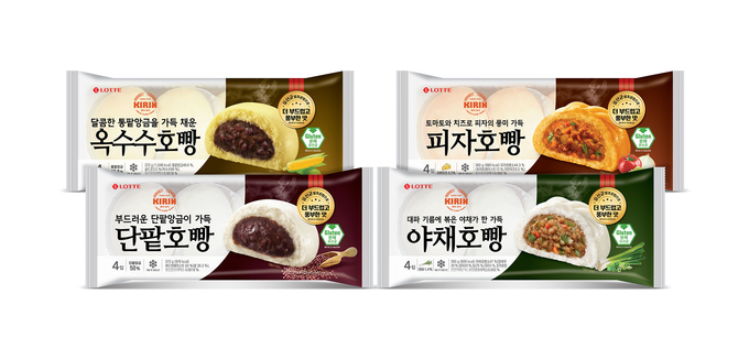 롯데웰푸드(옛 롯데제과)가 2023년 출시한 ‘기린 호빵’ 4종