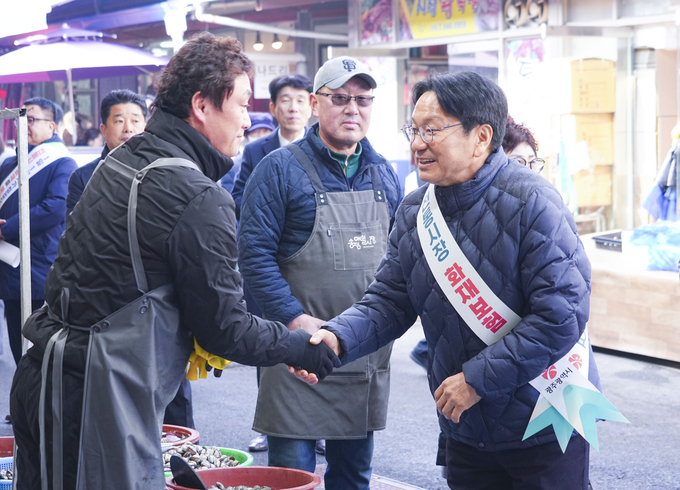 송정매일시자 방문 (광주광역시)