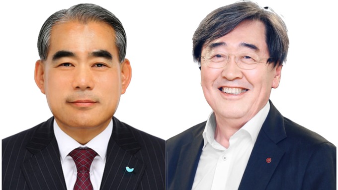 (왼쪽부터) 황종현 SPC삼립 대표, 박진선 샘표식품 대표