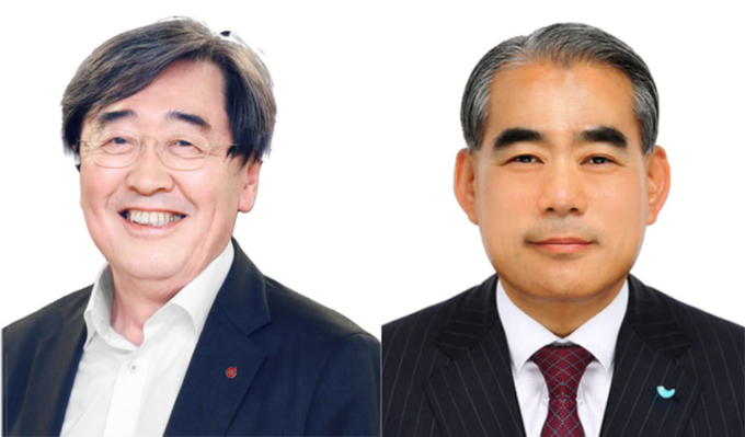 (왼쪽부터) 박진선 샘표식품 대표, 황종현 SPC삼립 대표