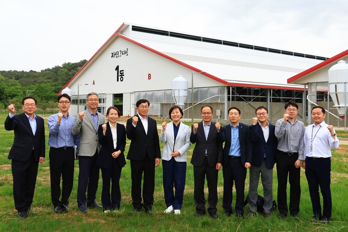 송미령 농식품부 장관 19일 스마트축산단지 방문 (농림축산식품부 제공)