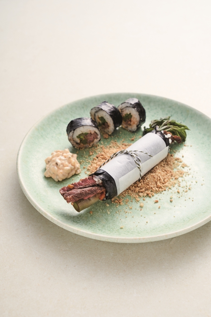 한우 두릅 김밥 (한우자조금관리위원회 제공)