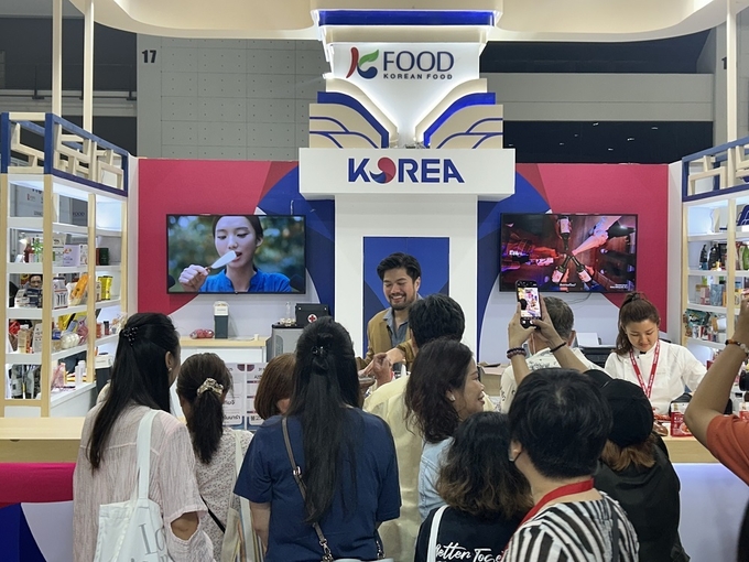 2025 태국 식품박람회(THAIFEX 2025) 한국관 (한국농수산식품유통공사 제공)