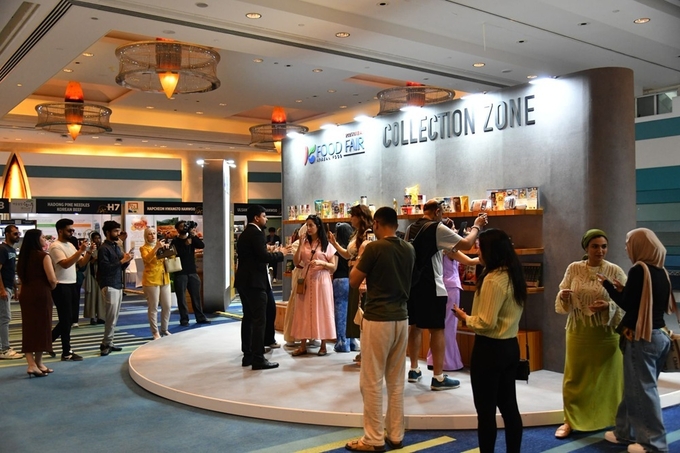 UAE 두바이 K-푸드 페어 B2B 행사장 (한국농수산식품유통공사 제공)
