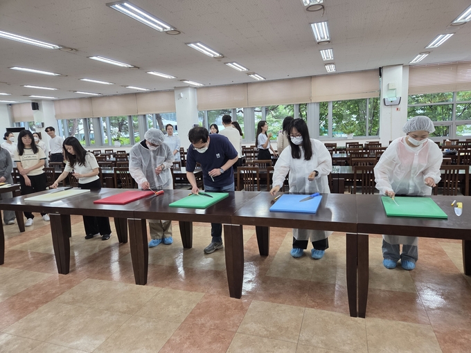 식중독 모의 훈련 (충청남도)