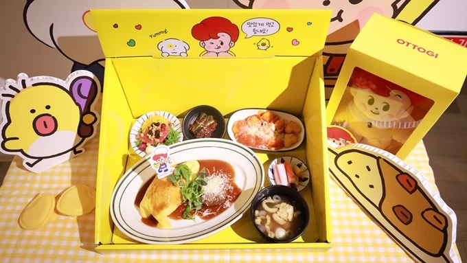 삼성웰스토리와 오뚜기 컬래버레이션 메뉴.