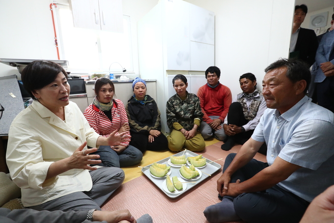 공공형 계절 근로자 쉼터방문하여 애로사항 청취 (농림축산식품부 제공)