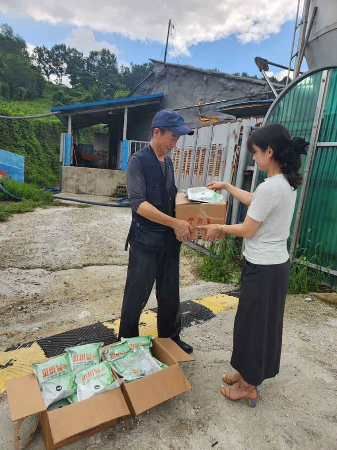 고온 스트레스 완화제 배포 (괴산군)