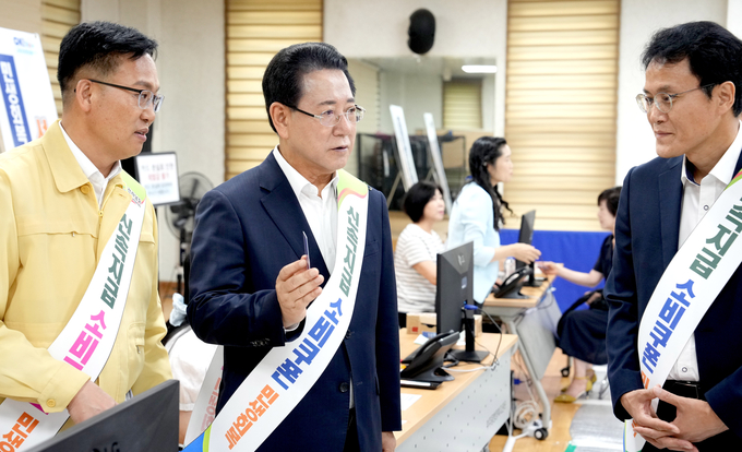 민생회복 소비쿠폰 발급 현장 방문 (전라남도)