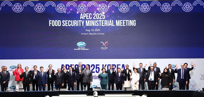  송미령 농림축산식품부 장관은 8일부터 10일까지 진행된 APEC 2025 식량안보 장관회의 참석 및 장관선언문 채택 (농림축산식품부 제공)
