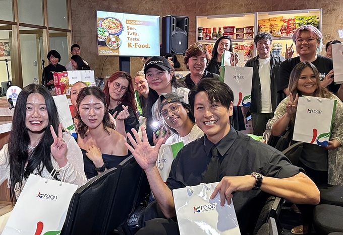토론토 K-EXPO, K-푸드 홍보관 (한국농수산식품유통공사 제공)