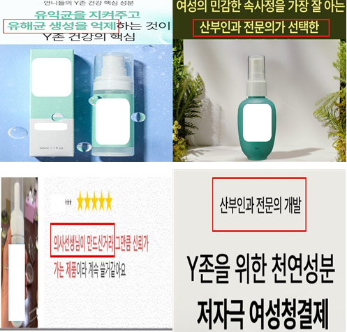 주요 적발 사례 - 소비자 오인