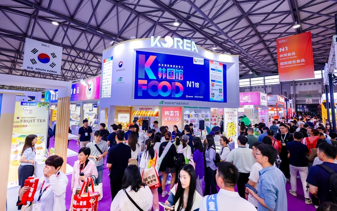 2025 상하이 국제식품박람회 통합한국관 (한국농수산식품유통공사 제공)