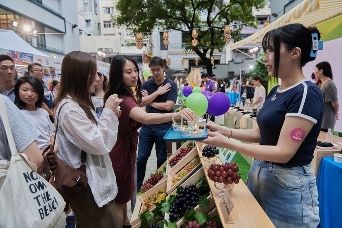 K-포도 신품종 홍보관 (한국농수산식품유통공사 제공)