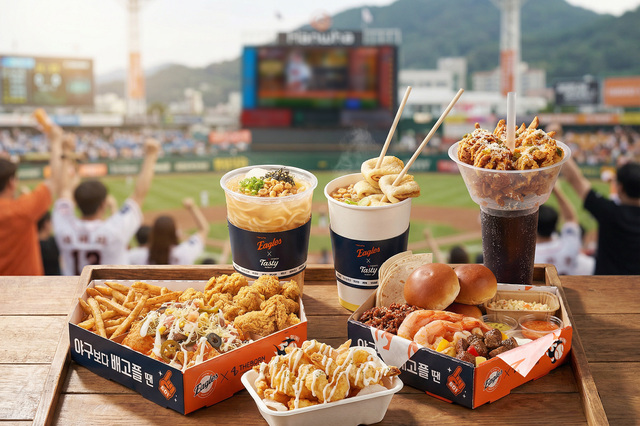 1200만 야구 관중이 곧 매출...유통.식품업계, 먹거리부터 굿즈.팝업 까지 ‘총동원’